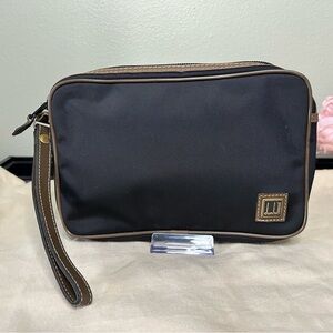 Dunhill Wristlet Toiletry with Brown Trim